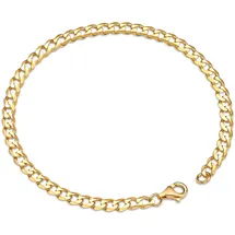 FIRETTI Goldarmband Panzerkette Gelbgold 585