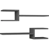 Livetastic Wandboard Fork 75 x 17 x 20 cm Anthrazit