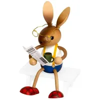 Kuhnert - Osterdekoration/Osterhase - Kuhnert Hase mit Kaffee und
