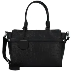 Burkely Casual Cayla Shopper Tasche Leder 38 cm black