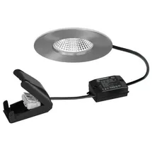 Brumberg Einbaudownlight 1 rund nickel mat