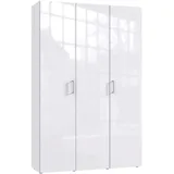WIMEX Kleiderschrank »Mugano,in 8 Breiten,3 Höhen,2 Tiefen, viele Farben, Made in Germany«, (in Basic oder Premium Ausstattung mit 2 weiteren Einlegeböden), mit langen oder kurzen Griffen aus Metall, mit oder ohne Spiegel