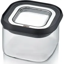 GEFU Vorratsdose Pantry schwarz 11 cm x 11 cm x 7,5 cm 0,4 l