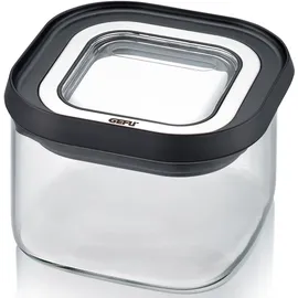 GEFU Vorratsdose Pantry schwarz 11 cm x 11 cm x 7,5 cm 0,4 l