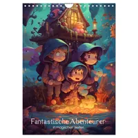Calvendo Fantastische Abenteurer in magischen Welten (Wandkalender 2026 DIN