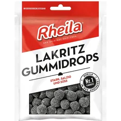 Rheila Lakritz Gummidrops mit Zucker 90 g