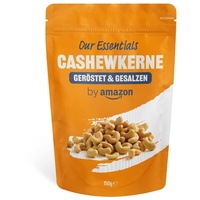 by Amazon Cashewkerne geröstet & gesalzen, 150g (1er-Pack)