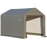 ShelterLogic Shed-in-a-Box Foliengerätehaus 5.4m2 grau (70396)