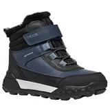 GEOX J TREKKYUP Boy B ABX Ankle Boot, Denim/Black, 29 EU