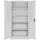 Jan Nowak Werkzeugschrank mit Lochwand BRUNO 5 Ebenen Abschließbar Metallschrank mit Werkzeugwand Werkstattschrank 185x92x50cm Grau