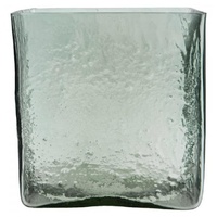 House Doctor 208342045 Vase Vase in quadratischer Form Glas Hellblau