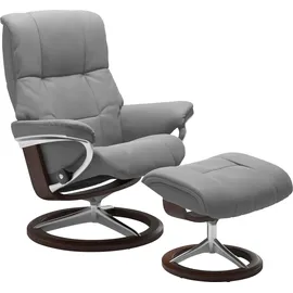Stressless "Mayfair", mit Signature Base, Größe S, M & L, Gestell Braun grau 83 cm x 102 cm x 73 cm
