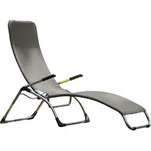 jan kurtz Fiam Samba Terrassenliege 142 x 63 x 107 cm grau klappbar
