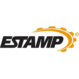 estamp Muschelgriff rechteckig - weiß matt lackiert