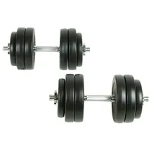 vidaXL Hantel Set 30 kg
