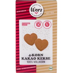 Werz 4-Korn-Vollkorn-Keks nach Schokoart glutenfrei bio