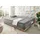 ed exciting design Schlafsofa Polyester 2-Sitzer Dunkelgrau