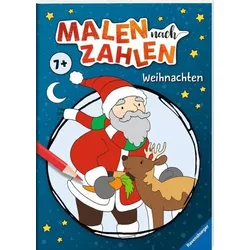 RAVENSBURGER 41733 Malen nach Zahlen ab 5 Jahren: Weihnachten