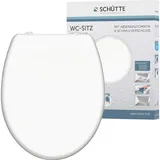 Schütte WC-Sitz White mit Absenkautomatik und Schnellverschluss