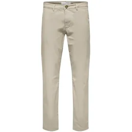 Selected Miles Slim Fit Chinohose Grau 32 34