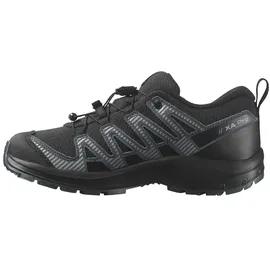 Salomon XA Pro V8 Kinder Schwarz / Turbulence / Quarry 34