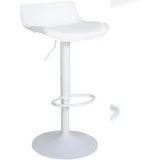 deluke Barhocker JUTO 68,5-94 x 43 x 44 cm Weiß