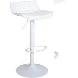 deluke Barhocker JUTO 68,5-94 x 43 x 44 cm Weiß
