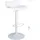 deluke Barhocker JUTO 68,5-94 x 43 x 44 cm Weiß
