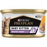 Purina Pro Plan | Baby Kitten Healthy Start | Schaum | reich an Huhn | Kätzchen | Lunchbox 85 g | 24 Stück