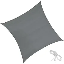 Tectake Sonnensegel grau - Gr.: 500 cm