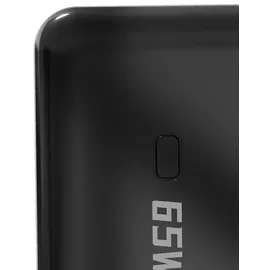 DUDAO K65 Powerbank 20000mAh, 65W, 1x USB-C, 2x USB-A, mit Display, Schwarz – Schwarz