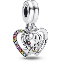 Pandora 792239C01 Charm-Anhänger Herzen mit Puzzleteilen
