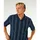Rip Curl Kurzarmhemd gestreift Dark Navy M