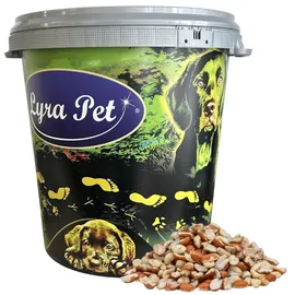 Lyra Pet Erdnusskerne Splits gemischt blanchiert und mit Haut 10 kg in 30 L Tonne
