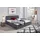 Westfalia Schlafkomfort Polsterbett, grau (anthrazit), B:210cm L:210cm, Bezug Bett: wahlweise Microfaser (100% Polyester), Strukturstoff (77% Polyester, 23% Viskose) oder Kunstleder;Bonnell-Federkernmatratze: Mischgewebe (51% Polyprophlen, 39% Polyester, 10%