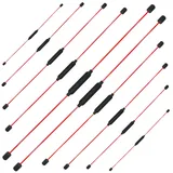 Best Sporting Swing Stick Fitness Schwingstab für Ganzkörpertraining, mit Trainingsanleitung, 10 Stück rot