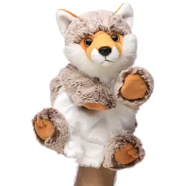 Uni-Toys - Handpuppe Fuchs (braun-meliert) - 25 cm (Höhe) - Plüschtier, Kuscheltier