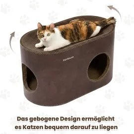 petrhein Kratzbrett 64 x 35 x 36 cm braun