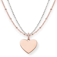 Thomas Sabo Kette Love Bridge Herz Roségold 925 Sterling Silber LBKE0004-415-12-L45v