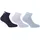 Fila UNISEX INVISIBLE PLAIN SOCKS 3-Paar Blau 43-46