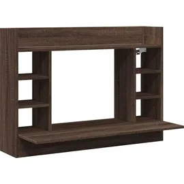 vidaXL Wand-Schreibtisch Braun Eichen-Optik 105x48x75 cm Holzwerkstoff