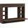 vidaXL Wand-Schreibtisch Braun Eichen-Optik 105x48x75 cm Holzwerkstoff