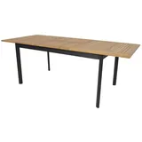 Lesli Living Gartentisch Ausziehtisch Monza Teak Aluminium 152/210x89cm