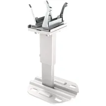 Kermi Klemm-Standkonsolenset FHK Typ 12 teilb. innenl. in RAL 9016 BH300-600