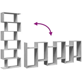 vidaXL Bücherregal 70 x 24 x 193 cm Grau