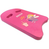 Schwimmbrett, Schwimmen Kickboard für Kinder Erwachsene, Trainingsausrüstung Eva Schaumstoff Schwimmhilfe Schwimm Board mit Griffen, Cartoon Muster Schwimmbrett für Schwimmtraining (Rosa)