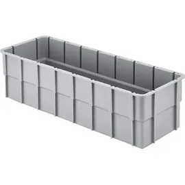 ALUTEC München Alutec Einsatzkasten stapelbar (L x B x H) 362 x 131 x 101mm Grau 1St.
