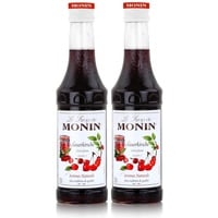 Monin Sauerkirsche Sirup 250 ml - Für Cocktail und Kaffee (2er Pack)