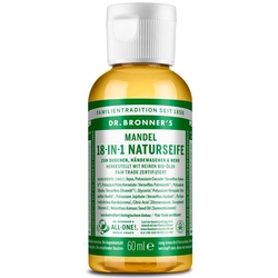 Dr. Bronners Handseife -IN- Naturseife Mandel, 60 ml