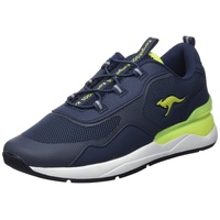 KANGAROOS Herren Kd-Road Sneaker, Dk Navy Lime, 40 EU